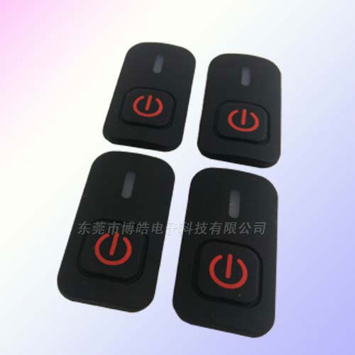 廠家定制震動采集分析儀硅膠按鍵|背3M膠硅膠按鍵