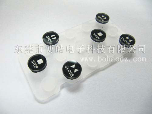 透明硅膠按鍵產品圖片