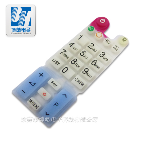 導(dǎo)電遙控器硅膠按鍵