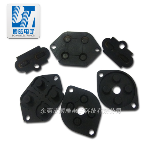 經打耐用游戲機硅膠按鍵黑粒導電