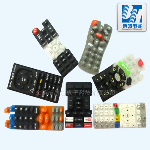 遙控器導電硅膠按鍵大全|定做硅橡膠制品