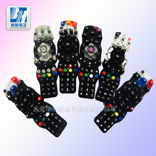 提供電視機(jī)彩色遙控器硅膠按鍵來(lái)圖來(lái)樣定制