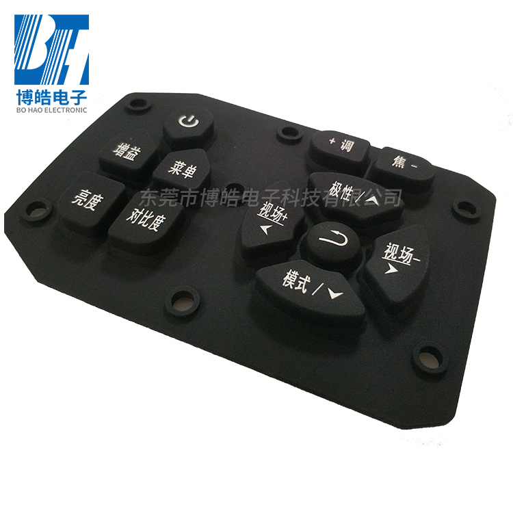 精密機械設備硅膠按鍵