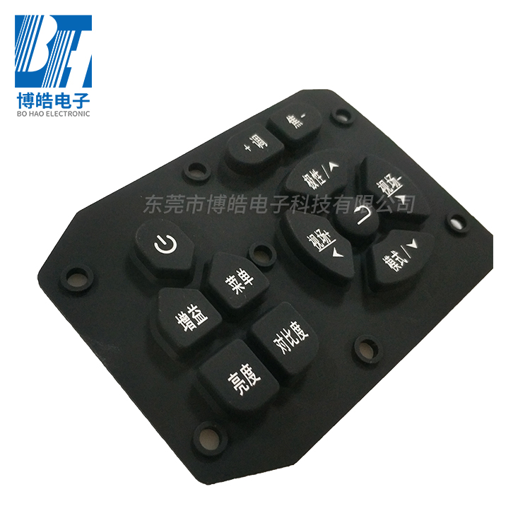 精密機械設備硅膠按鍵